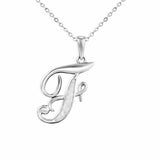 Alphabet Memorial Ashes Pendant - Letter F - Cherished Urns