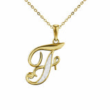 Alphabet Memorial Ashes Pendant - Letter F - Cherished Urns