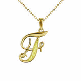 Alphabet Memorial Ashes Pendant - Letter F - Cherished Urns