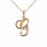 Alphabet Memorial Ashes Pendant - Letter G - Cherished Urns