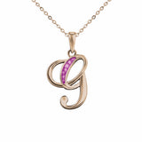 Alphabet Memorial Ashes Pendant - Letter G - Cherished Urns