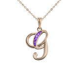 Alphabet Memorial Ashes Pendant - Letter G - Cherished Urns