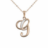 Alphabet Memorial Ashes Pendant - Letter G - Cherished Urns