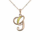 Alphabet Memorial Ashes Pendant - Letter G - Cherished Urns
