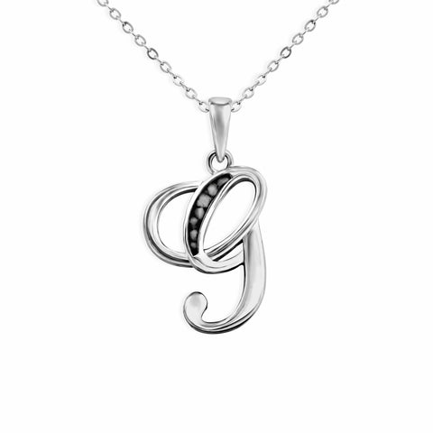 Alphabet Memorial Ashes Pendant - Letter G - Cherished Urns