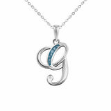 Alphabet Memorial Ashes Pendant - Letter G - Cherished Urns