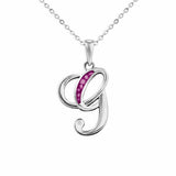 Alphabet Memorial Ashes Pendant - Letter G - Cherished Urns