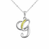 Alphabet Memorial Ashes Pendant - Letter G - Cherished Urns