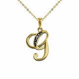 Alphabet Memorial Ashes Pendant - Letter G - Cherished Urns