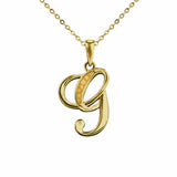 Alphabet Memorial Ashes Pendant - Letter G - Cherished Urns