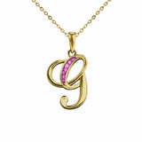 Alphabet Memorial Ashes Pendant - Letter G - Cherished Urns