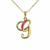 Alphabet Memorial Ashes Pendant - Letter G - Cherished Urns