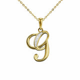 Alphabet Memorial Ashes Pendant - Letter G - Cherished Urns