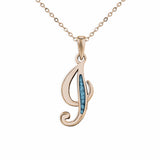 Alphabet Memorial Ashes Pendant - Letter I - Cherished Urns