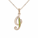 Alphabet Memorial Ashes Pendant - Letter I - Cherished Urns
