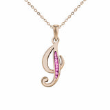 Alphabet Memorial Ashes Pendant - Letter I - Cherished Urns