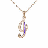 Alphabet Memorial Ashes Pendant - Letter I - Cherished Urns