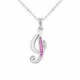 Alphabet Memorial Ashes Pendant - Letter I - Cherished Urns