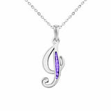 Alphabet Memorial Ashes Pendant - Letter I - Cherished Urns