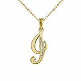 Alphabet Memorial Ashes Pendant - Letter I - Cherished Urns