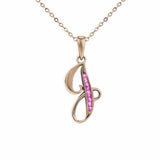 Alphabet Memorial Ashes Pendant - Letter J - Cherished Urns