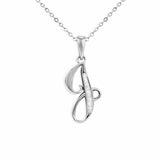 Alphabet Memorial Ashes Pendant - Letter J - Cherished Urns