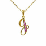 Alphabet Memorial Ashes Pendant - Letter J - Cherished Urns