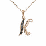 Alphabet Memorial Ashes Pendant - Letter K - Cherished Urns
