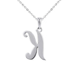 Alphabet Memorial Ashes Pendant - Letter K - Cherished Urns