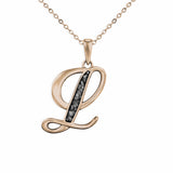 Alphabet Memorial Ashes Pendant - Letter L - Cherished Urns