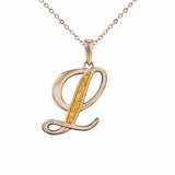 Alphabet Memorial Ashes Pendant - Letter L - Cherished Urns