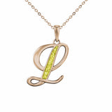 Alphabet Memorial Ashes Pendant - Letter L - Cherished Urns