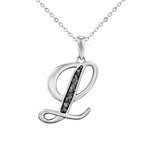 Alphabet Memorial Ashes Pendant - Letter L - Cherished Urns