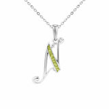 Alphabet Memorial Ashes Pendant - Letter N - Cherished Urns