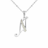 Alphabet Memorial Ashes Pendant - Letter N - Cherished Urns