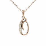 Alphabet Memorial Ashes Pendant - Letter O - Cherished Urns