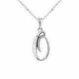 Alphabet Memorial Ashes Pendant - Letter O - Cherished Urns