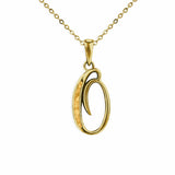 Alphabet Memorial Ashes Pendant - Letter O - Cherished Urns