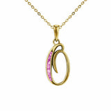 Alphabet Memorial Ashes Pendant - Letter O - Cherished Urns