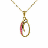 Alphabet Memorial Ashes Pendant - Letter O - Cherished Urns