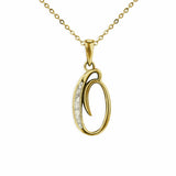 Alphabet Memorial Ashes Pendant - Letter O - Cherished Urns