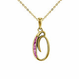 Alphabet Memorial Ashes Pendant - Letter O - Cherished Urns