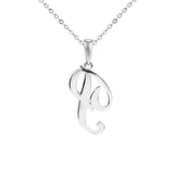 Alphabet Memorial Ashes Pendant - Letter P - Cherished Urns