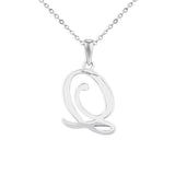 Alphabet Memorial Ashes Pendant - Letter Q - Cherished Urns