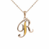 Alphabet Memorial Ashes Pendant - Letter R - Cherished Urns