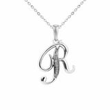 Alphabet Memorial Ashes Pendant - Letter R - Cherished Urns