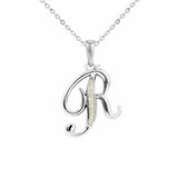 Alphabet Memorial Ashes Pendant - Letter R - Cherished Urns
