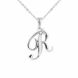 Alphabet Memorial Ashes Pendant - Letter R - Cherished Urns