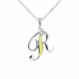 Alphabet Memorial Ashes Pendant - Letter R - Cherished Urns