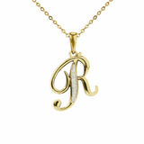 Alphabet Memorial Ashes Pendant - Letter R - Cherished Urns